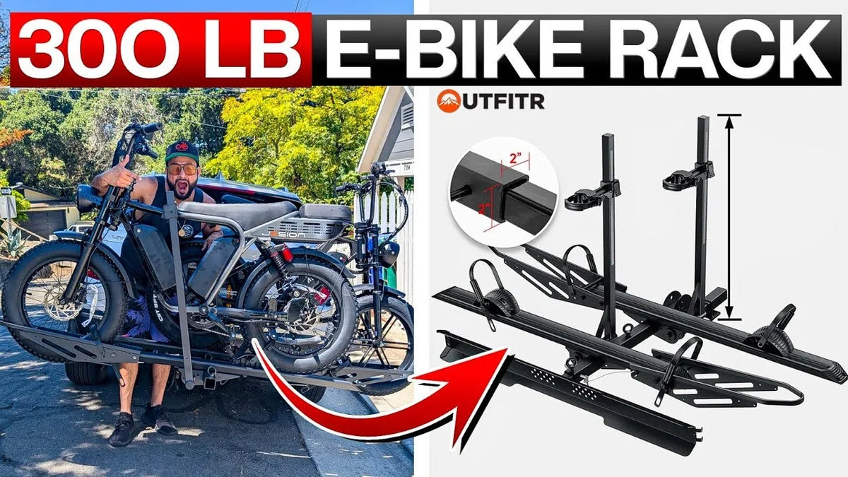 300 lb Dual E-Bike Rack Review — Easy Loading Ramp